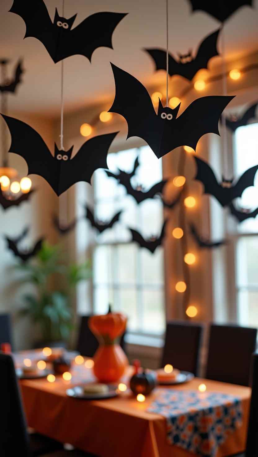 Hanging Paper Bats
