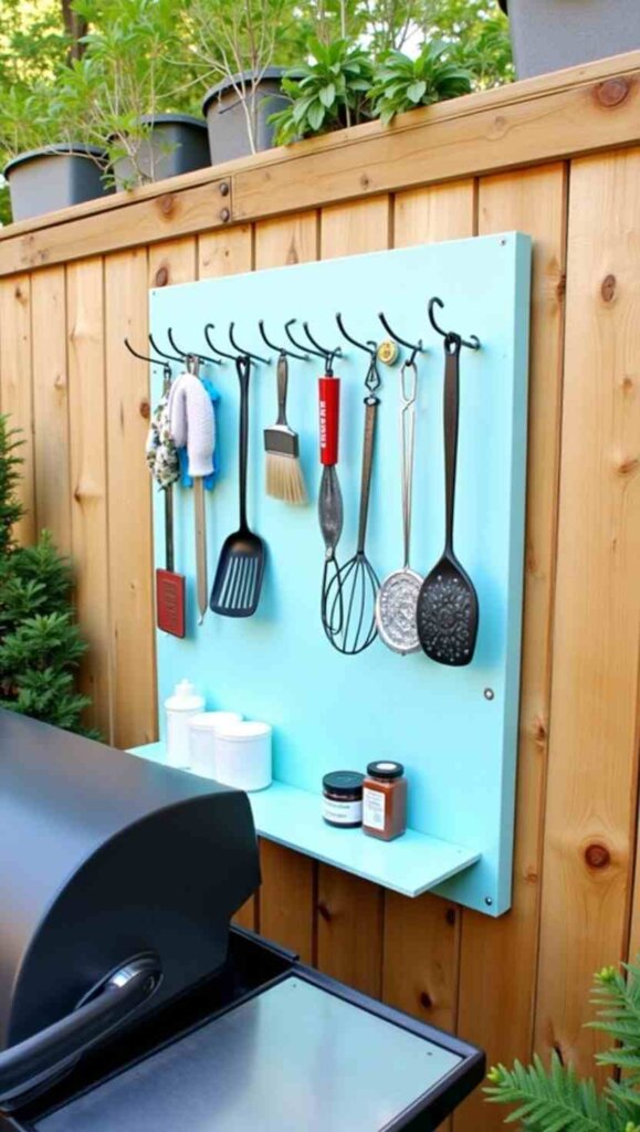 Hanging Pegboard Assistant Wall