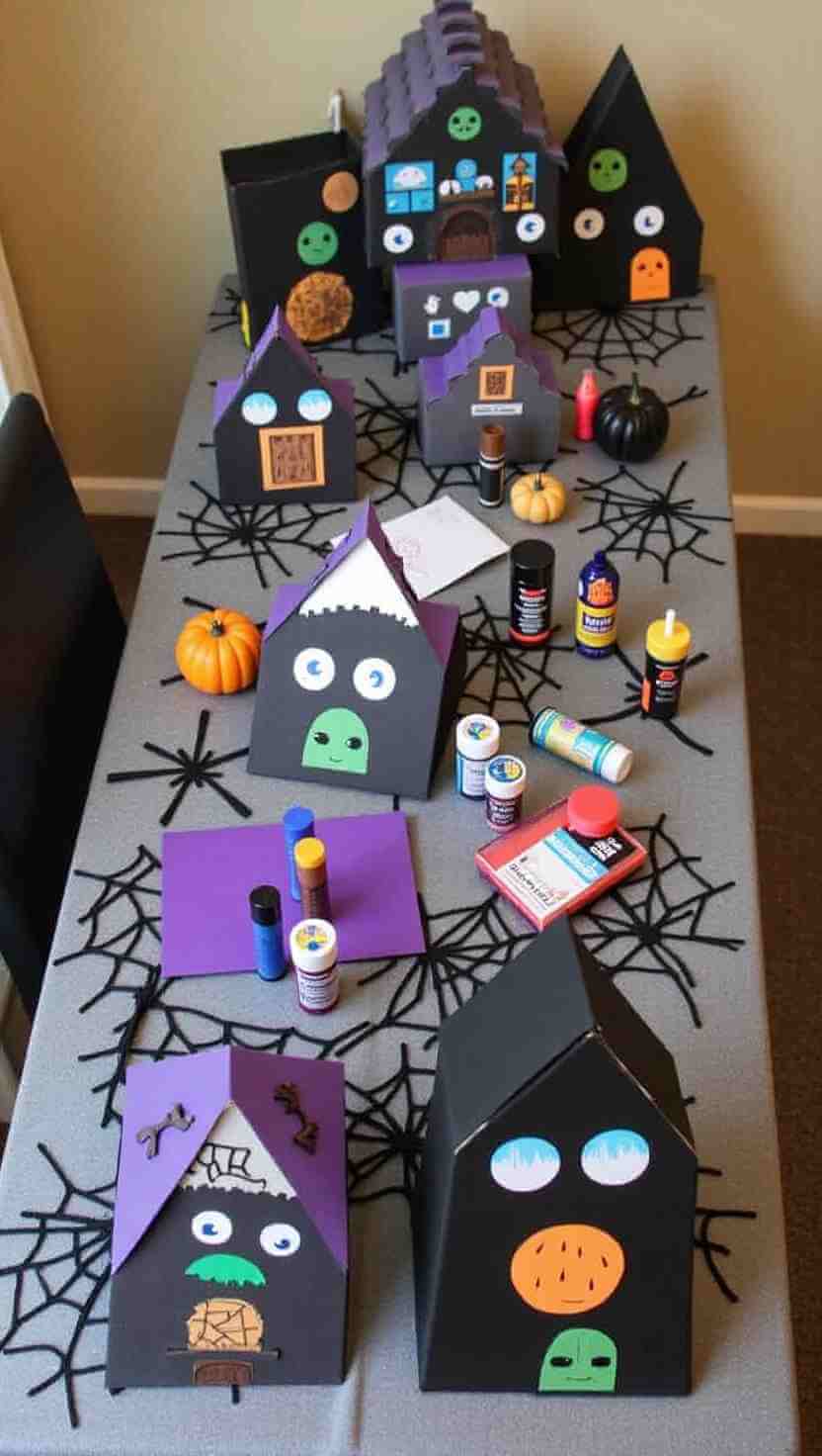 Haunted House Craft Table