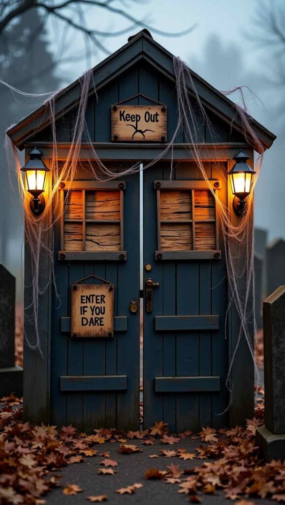 Haunted House Pallet Entrance
