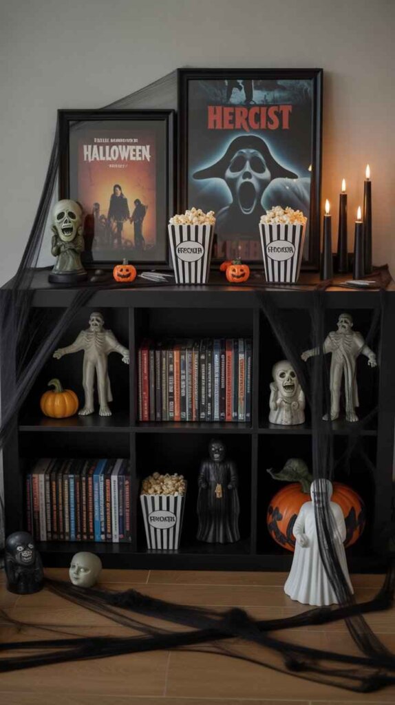 Horror Movie Display Shelf