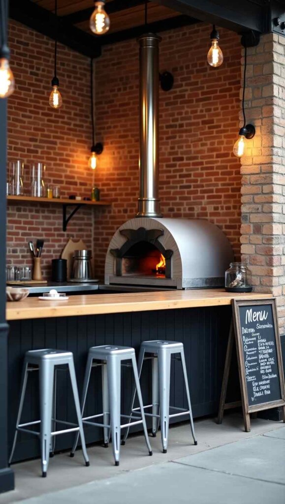 Industrial Chic Oven Station