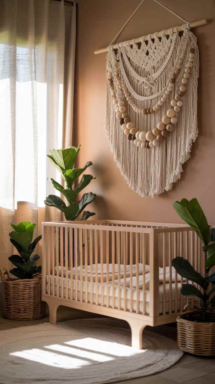 Macrame Wall Hanging Over Crib