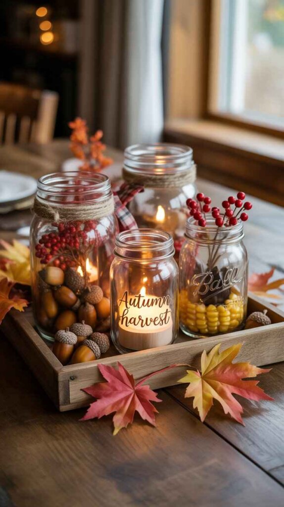 Mason Jar Candle Holders