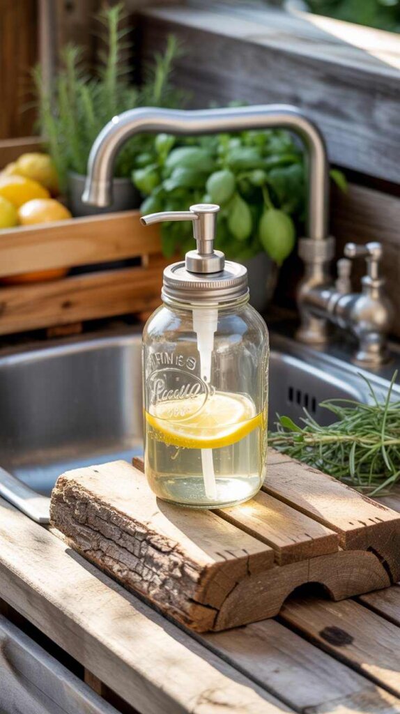 Mason Jar Soap Dispensers