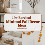 Minimal Fall Decor Ideas