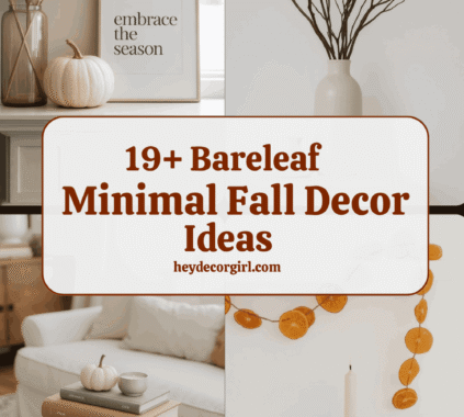 Minimal Fall Decor Ideas