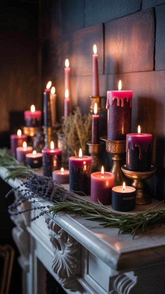 Moody Candle Clusters