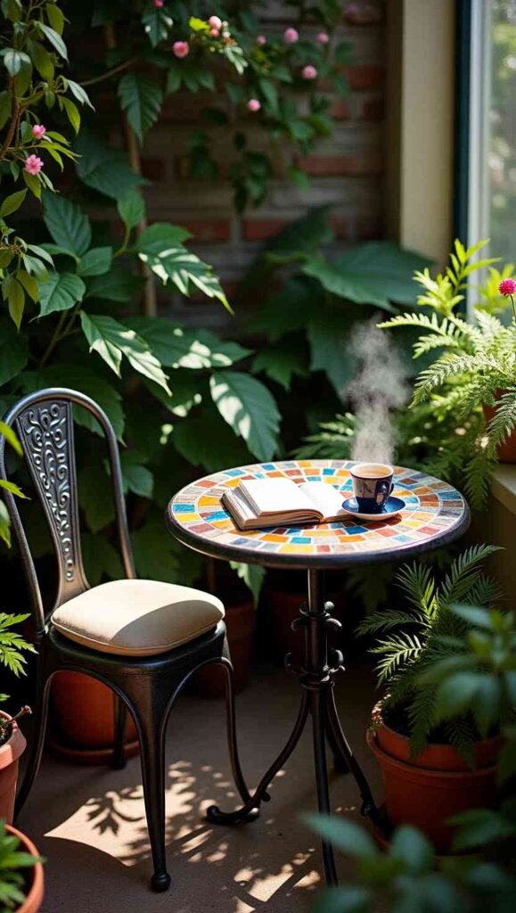 Mosaic Tile Table Nooks