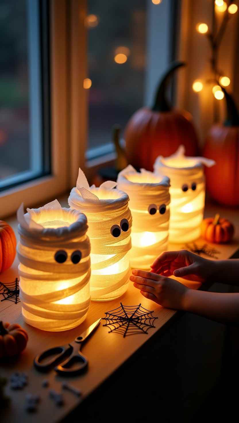 Mummy Mason Jars