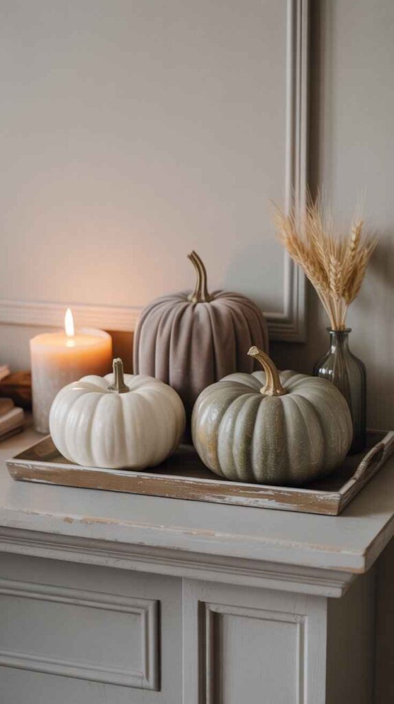 Neutral Pumpkin Display