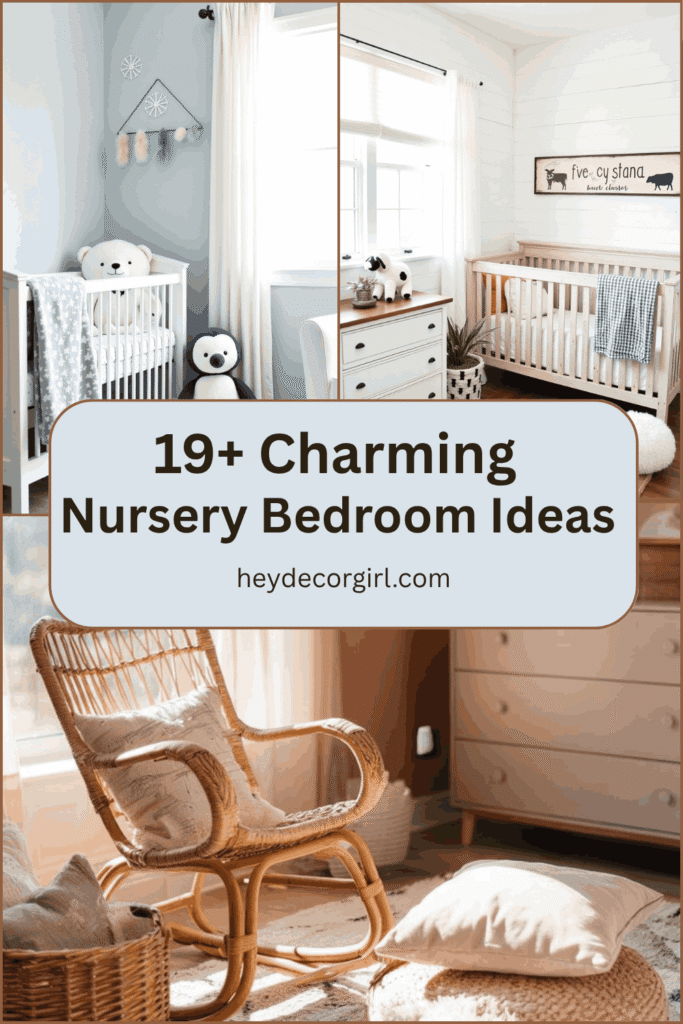 19+ Charming Nursery Bedroom Ideas - Hey Decor Girl [Latest Trending ...