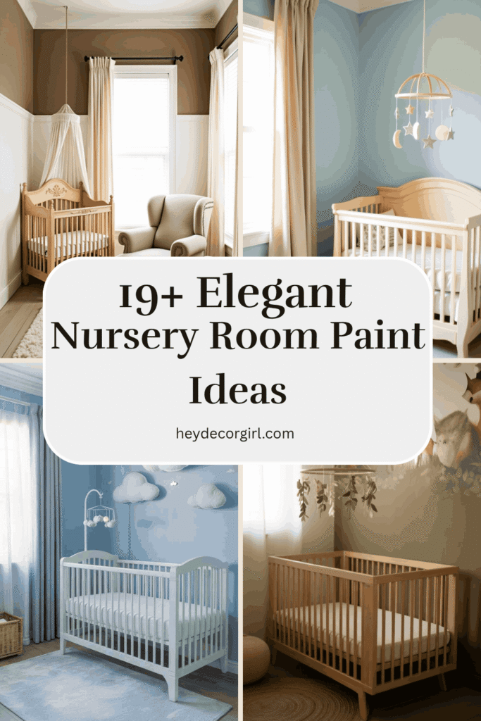 19+ Elegant Nursery Room Paint Ideas - Hey Decor Girl [Latest Trending ...