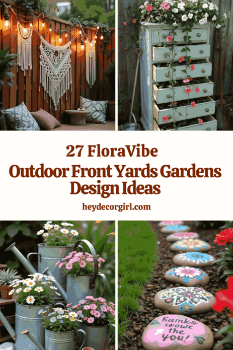 Outdoor Front Yards Gardens Design Ideas