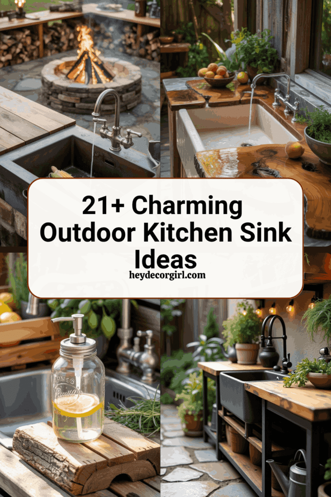 Outdoor Kitchen Sink Ideas