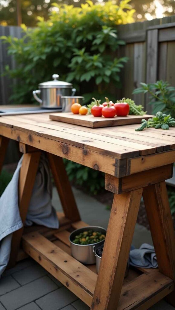 Pallet Countertop Setup
