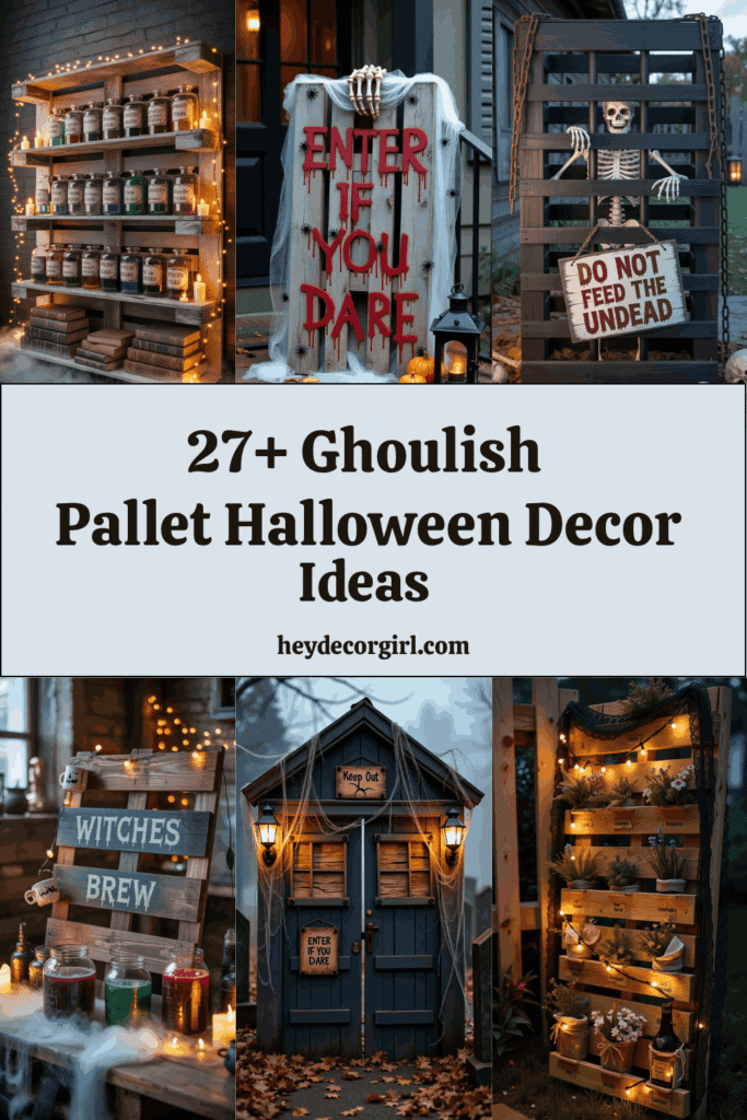 Pallet Halloween Decor Ideas