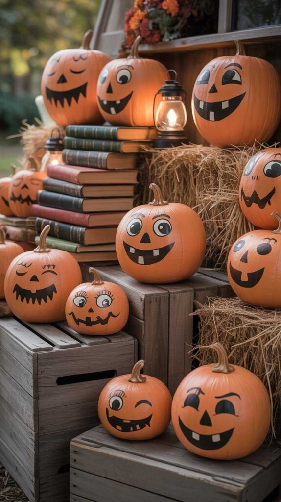 Paper Mâché Pumpkins