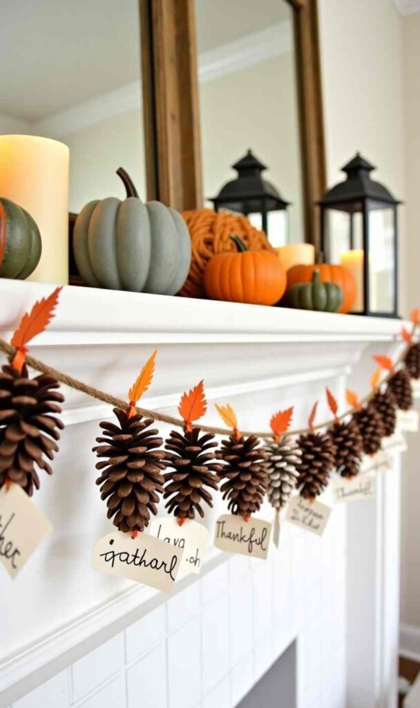 Pinecone Garland String