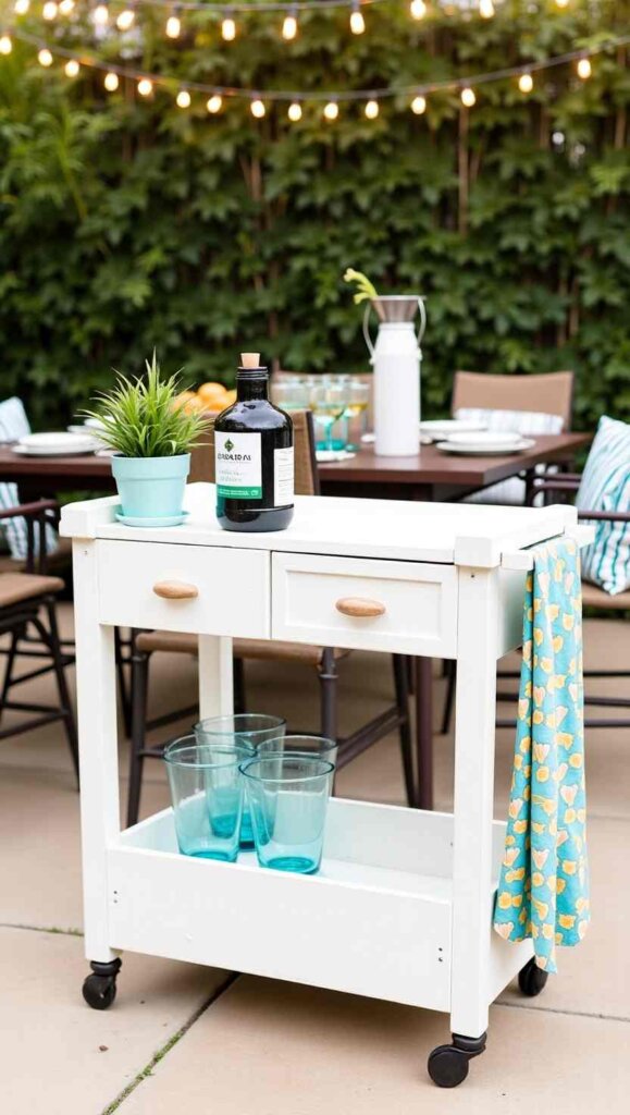 Portable Bar Cart