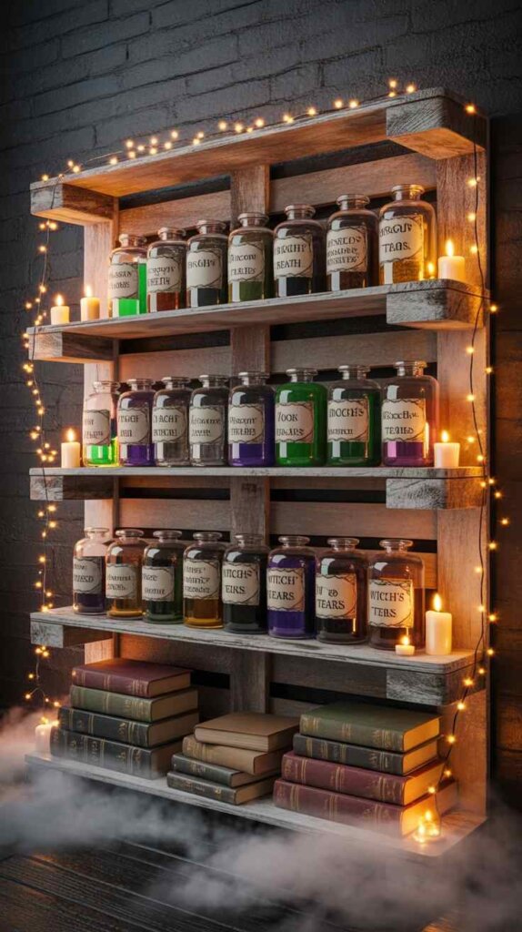 Potion Shelf with Pallets