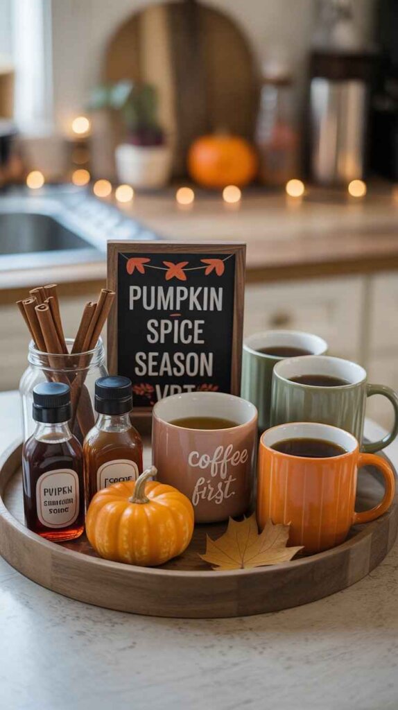 Pumpkin Spice Coffee Station