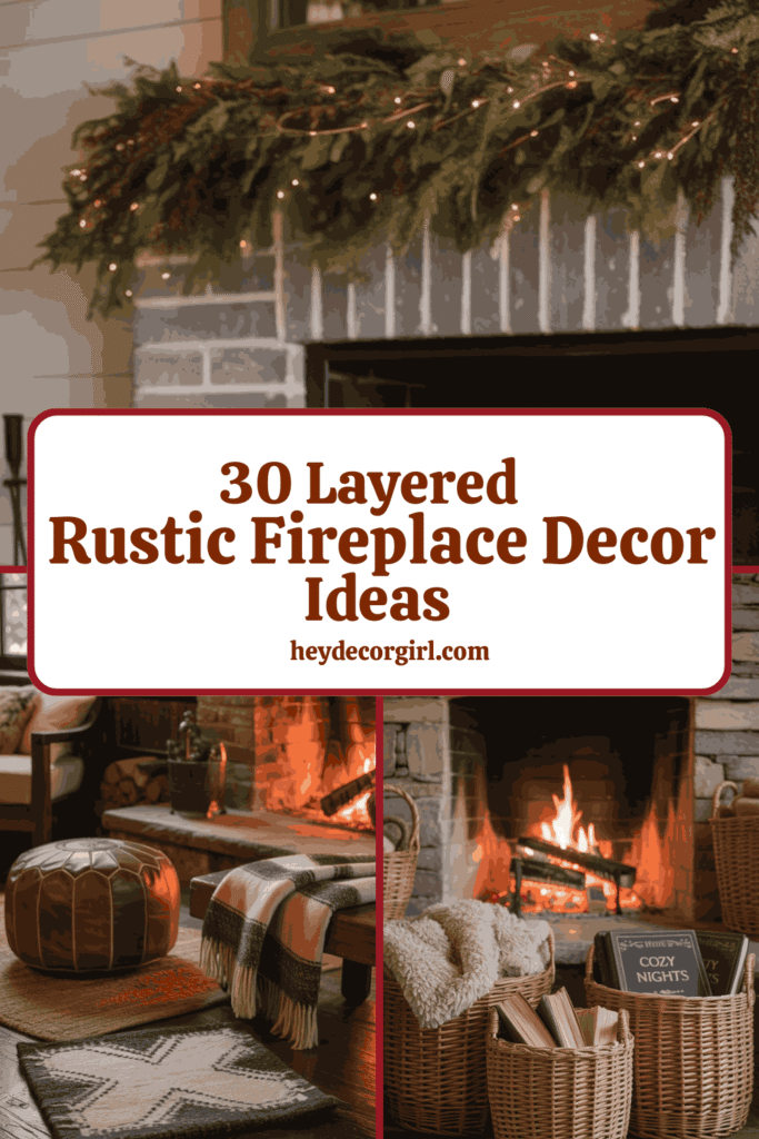 Rustic Fireplace Decor Ideas