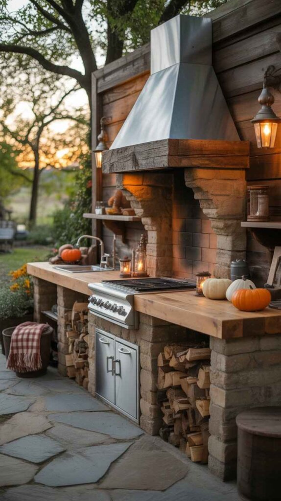 Rustic Stone Kitchen