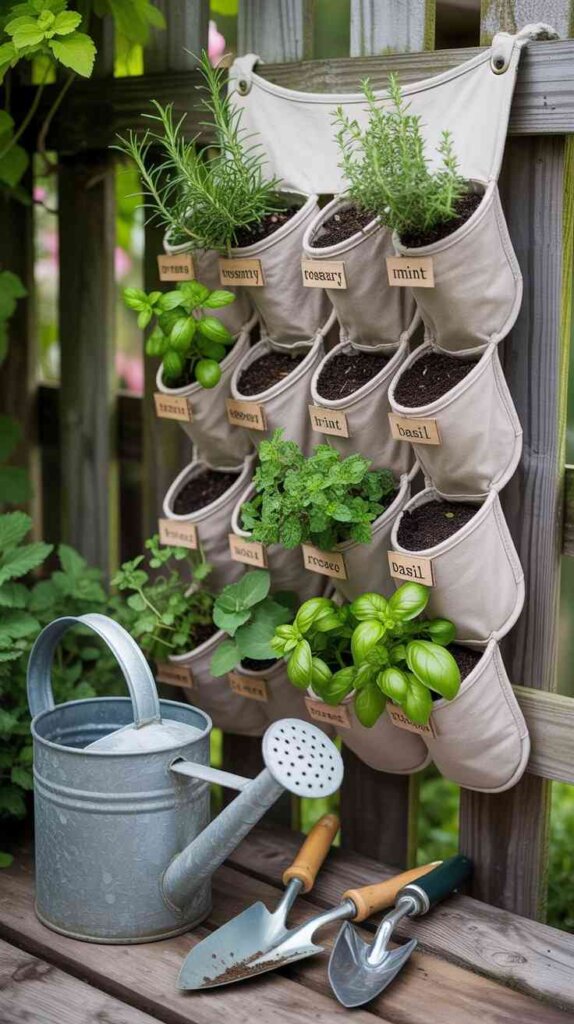 Shoe Organizer Herb Garden