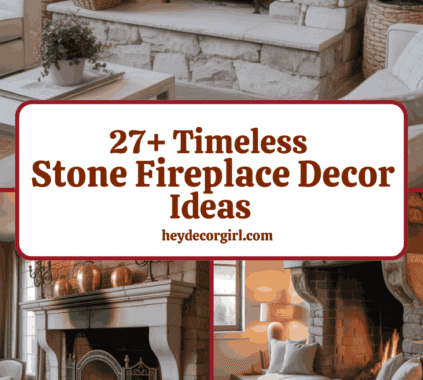 Stone Fireplace Decor Ideas