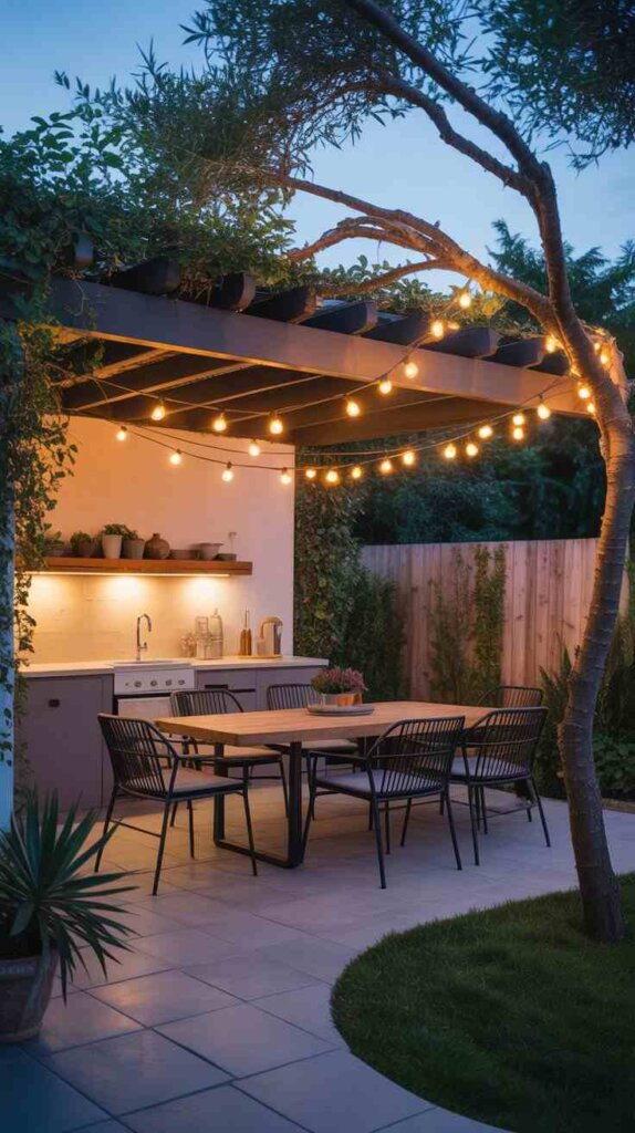 String Light Canopy