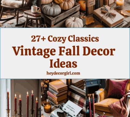 Vintage Fall Decor Ideas.
