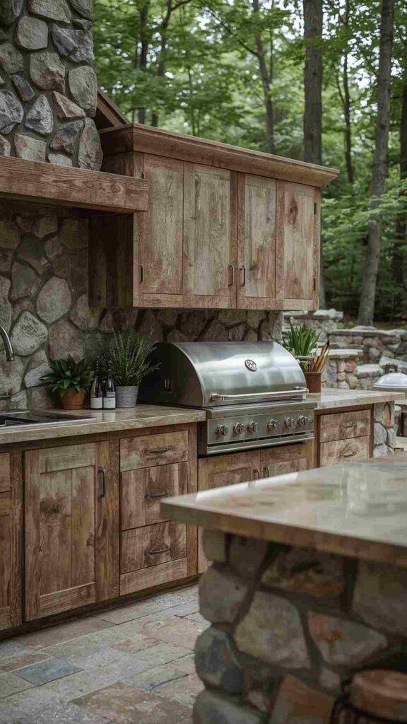 Weathered Wood Cabinets