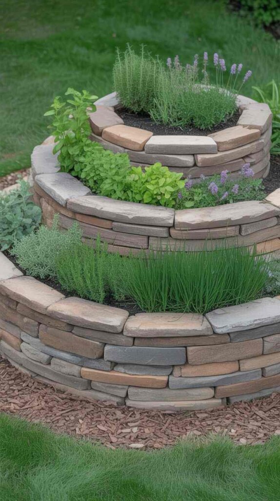 Stone Spiral Herb Gardens