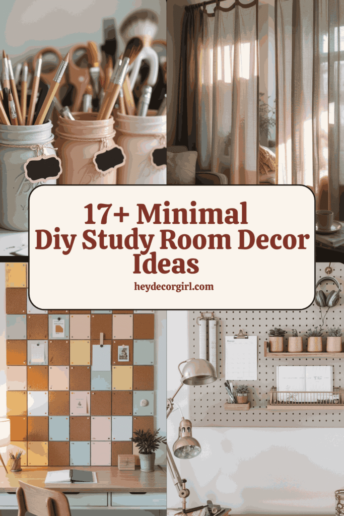 Diy Study Room Decor Ideas
