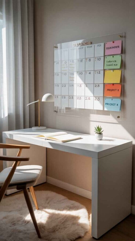 Acrylic Calendar Board