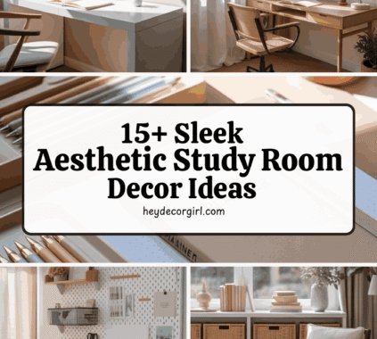 Aesthetic Study Room Decor Ideas