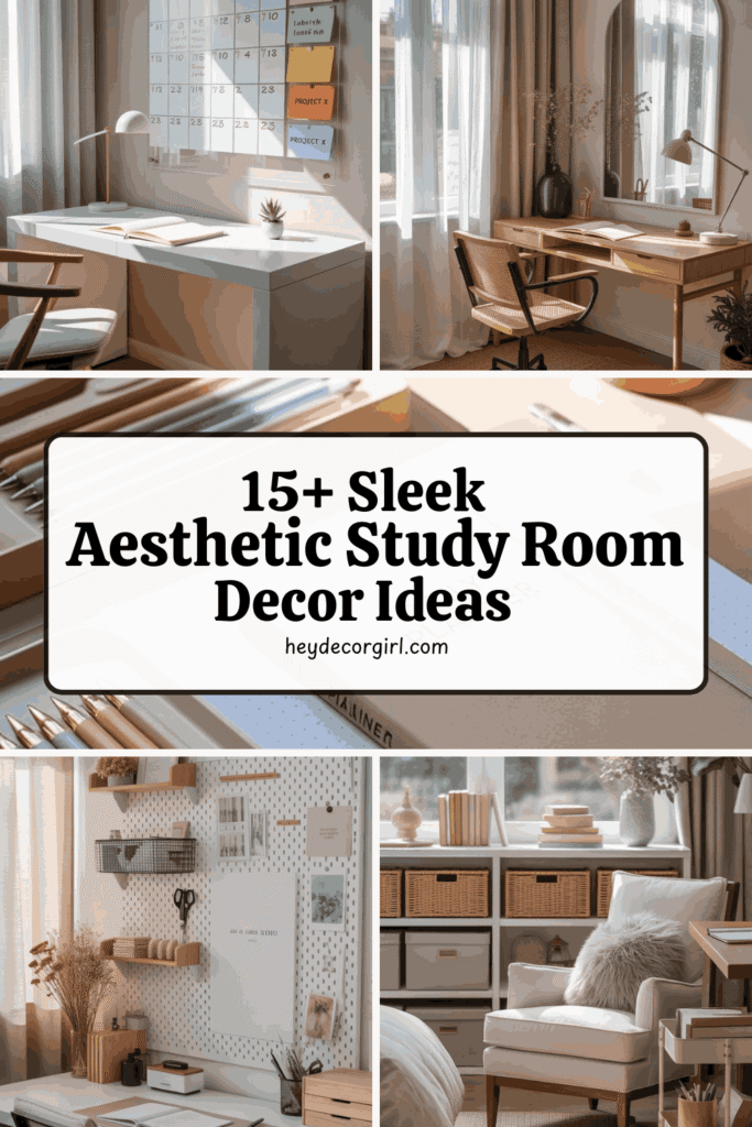 Aesthetic Study Room Decor Ideas
