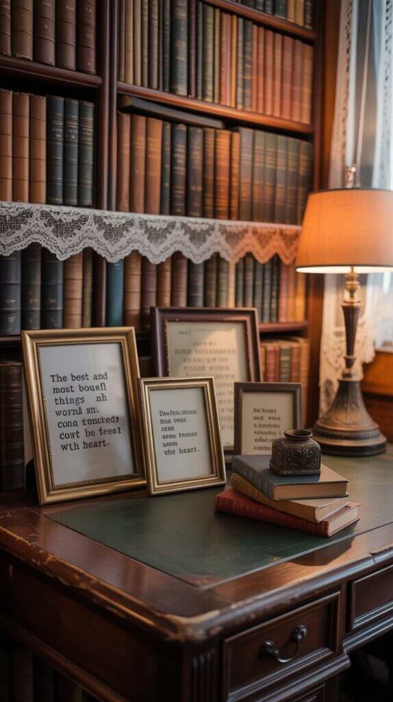 Antique Framed Quotes