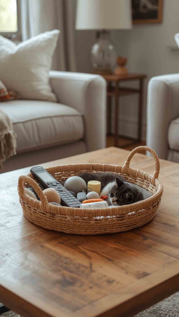 Baskets for a Lived-In Look