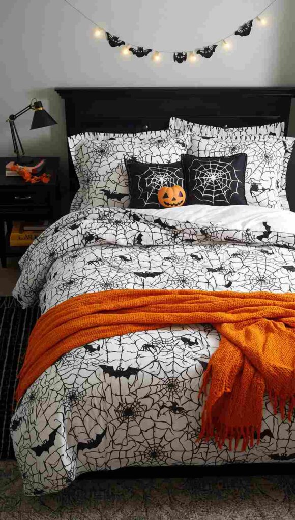 Black and White Bedding Swap