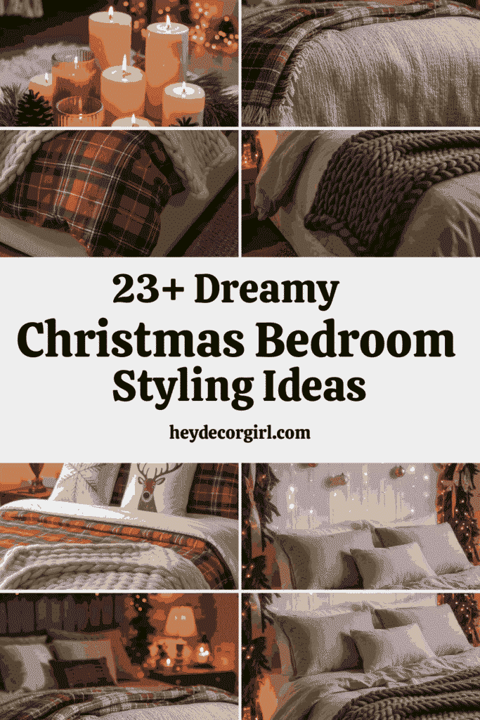 Christmas Bedroom Styling Ideas