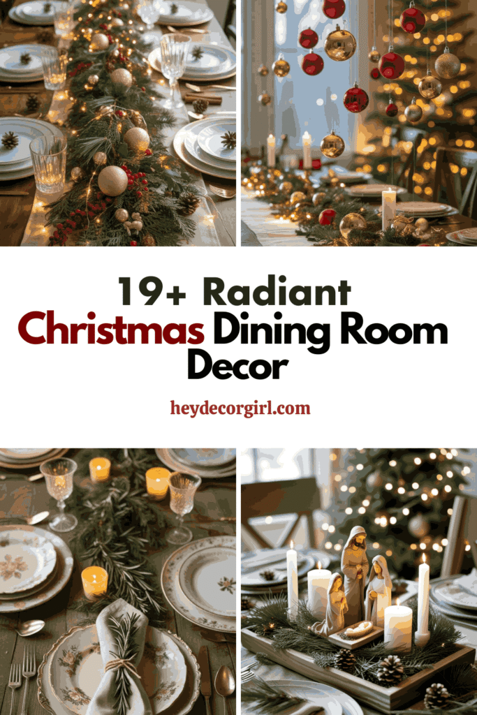 Christmas Dining Room Decor