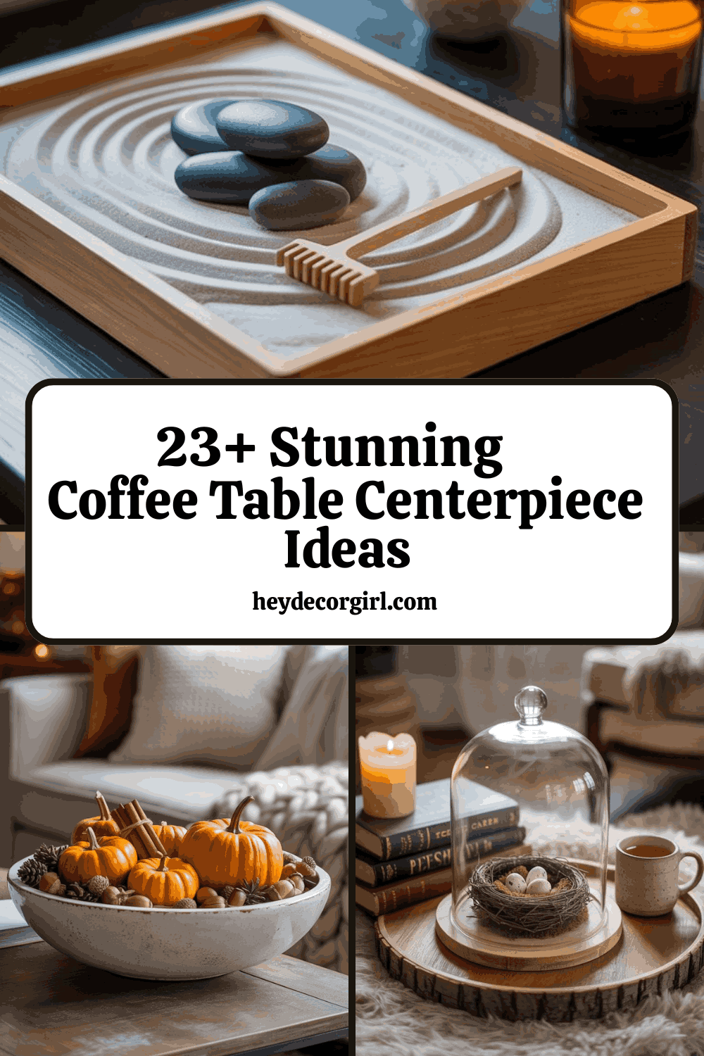 23+ Stunning Coffee Table Centerpiece Ideas - Hey Decor Girl [Latest ...