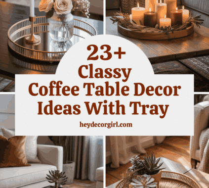 Coffee Table Decor Ideas With Tray