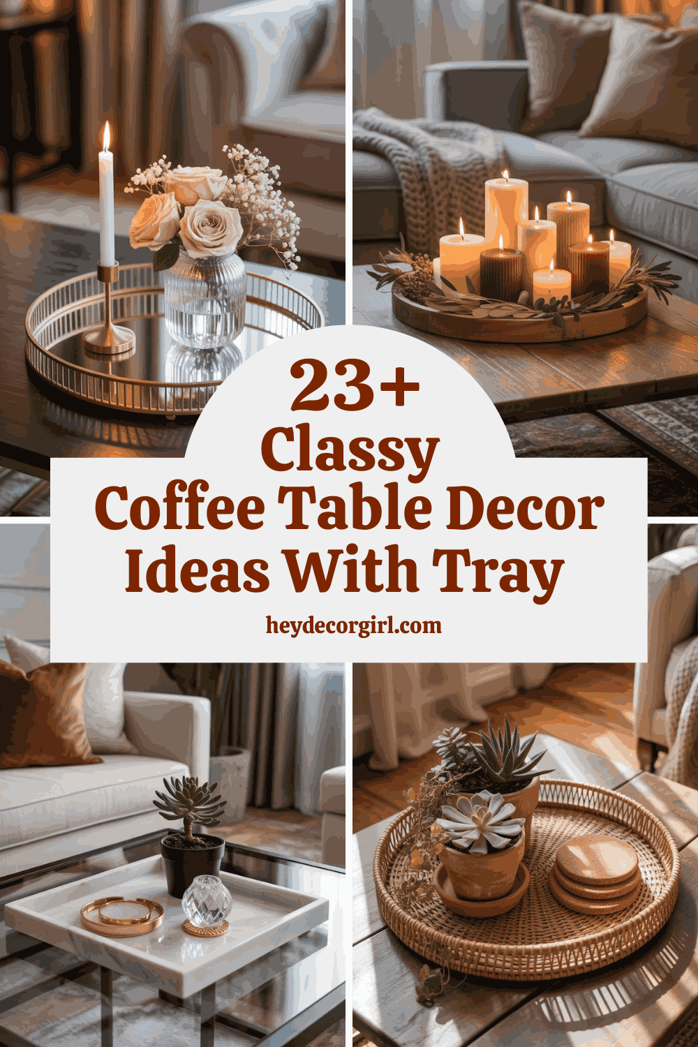 Coffee Table Decor Ideas With Tray