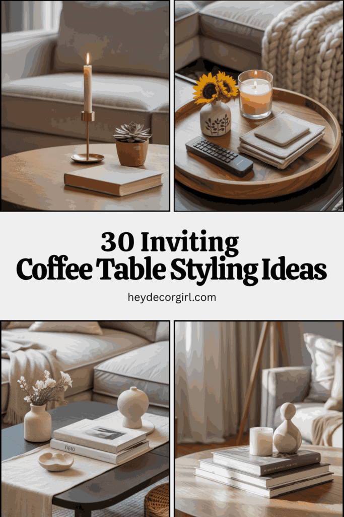 Coffee Table Styling Ideas