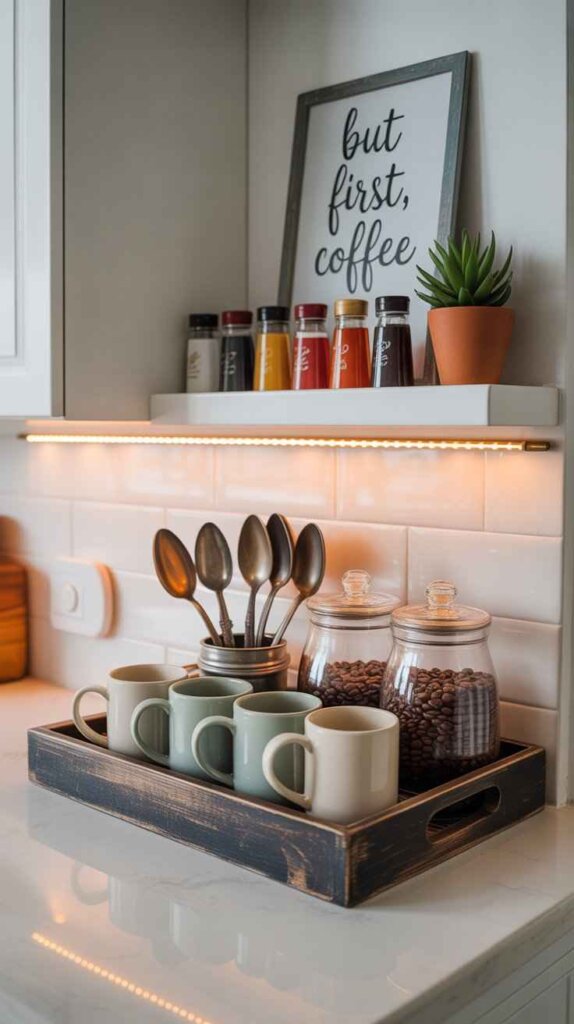 Cozy Corner Coffee Station