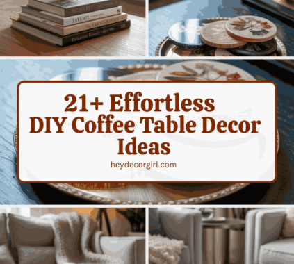 DIY Coffee Table Decor Ideas