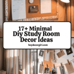 Diy Study Room Decor Ideas